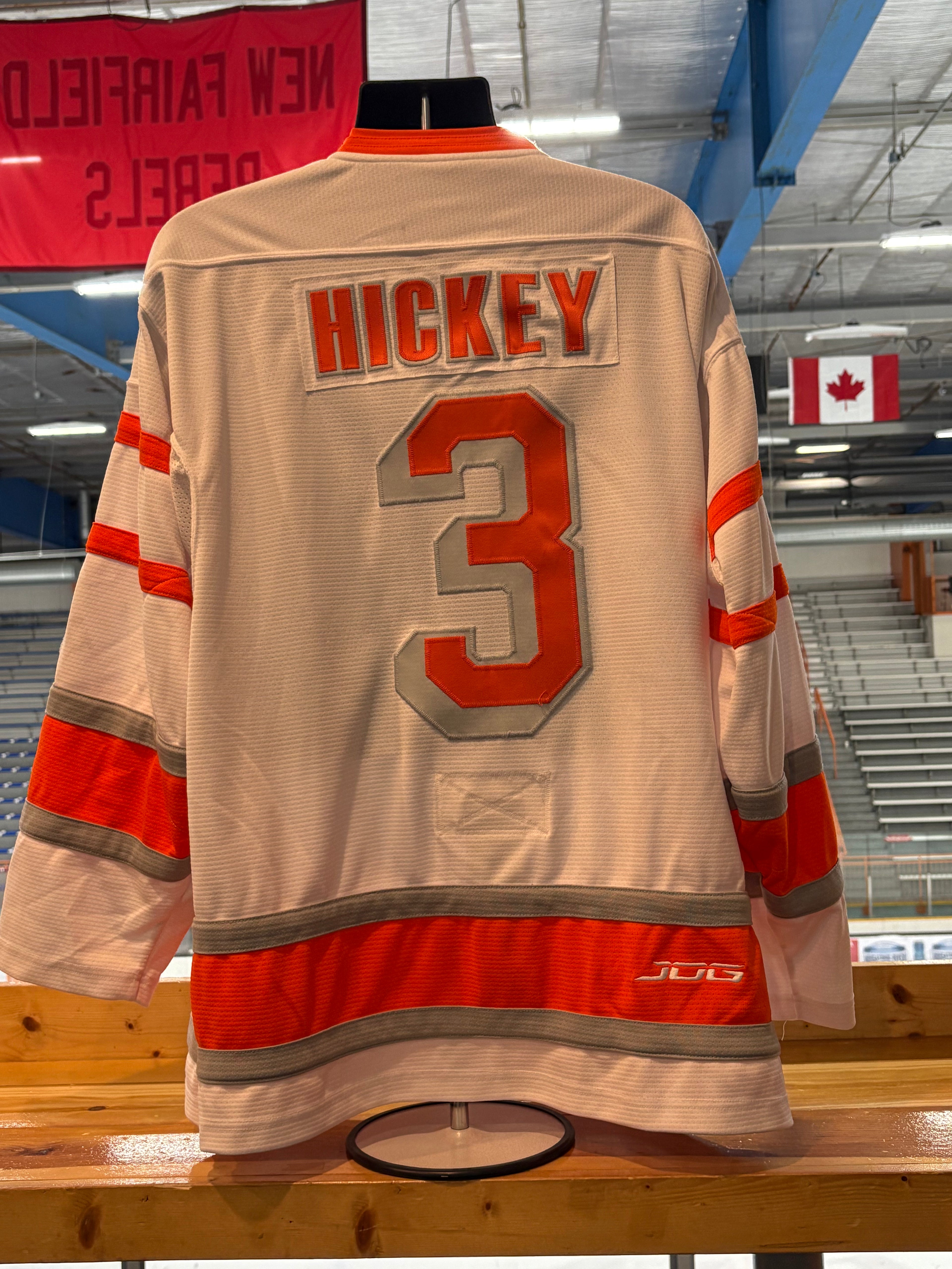White Danbury NAHL Jerseys