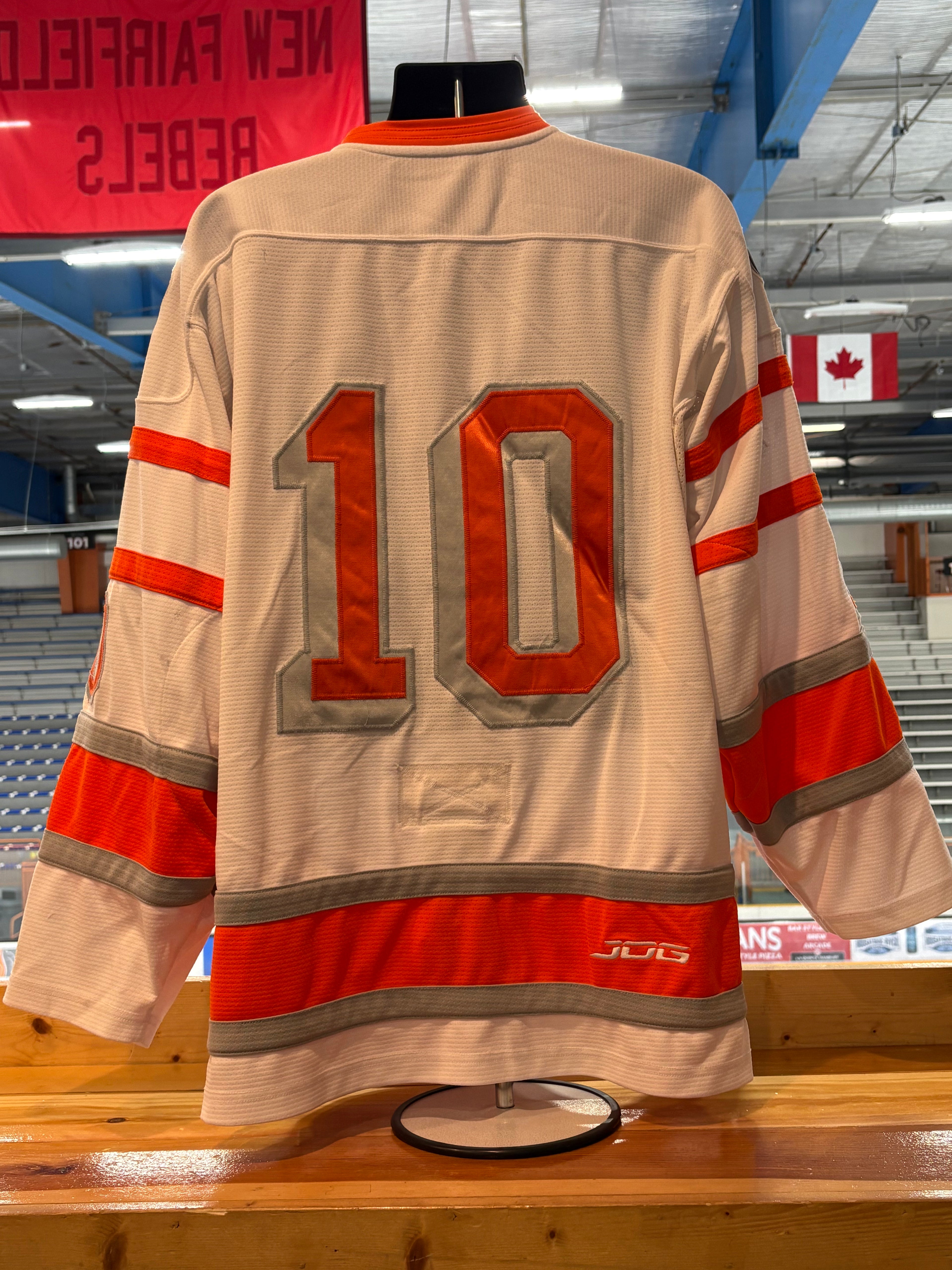 White Danbury NAHL Jerseys