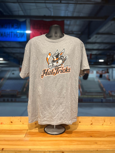 Danbury Hat Tricks Grey Logo T-Shirt