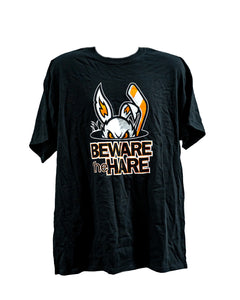 Danbury Hat Tricks "BEWARE THE HARE" Gray T-Shirt