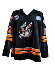 Load image into Gallery viewer, Black Danbury NAHL Jerseys