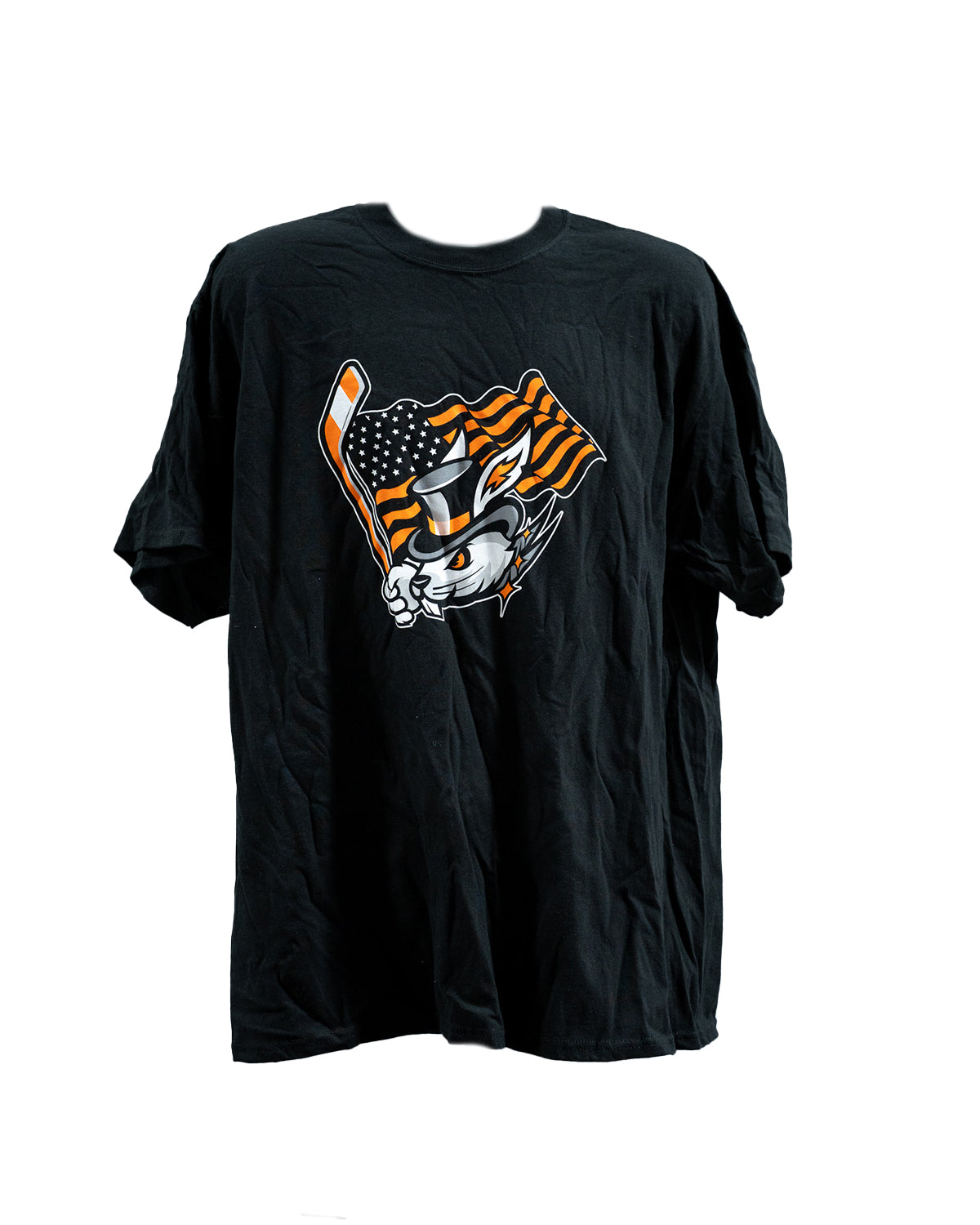 DHT Rabbit Holding Flag T-Shirt