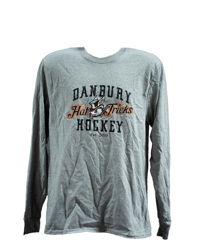 Danbury Hat Tricks Gray Long Sleeve T Shirt