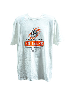Danbury Hat Tricks - White, Rabbit Scratch Tee